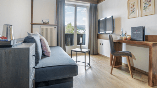 Boutique Hotel Olympia - Suite - Zimmer mit Balkon