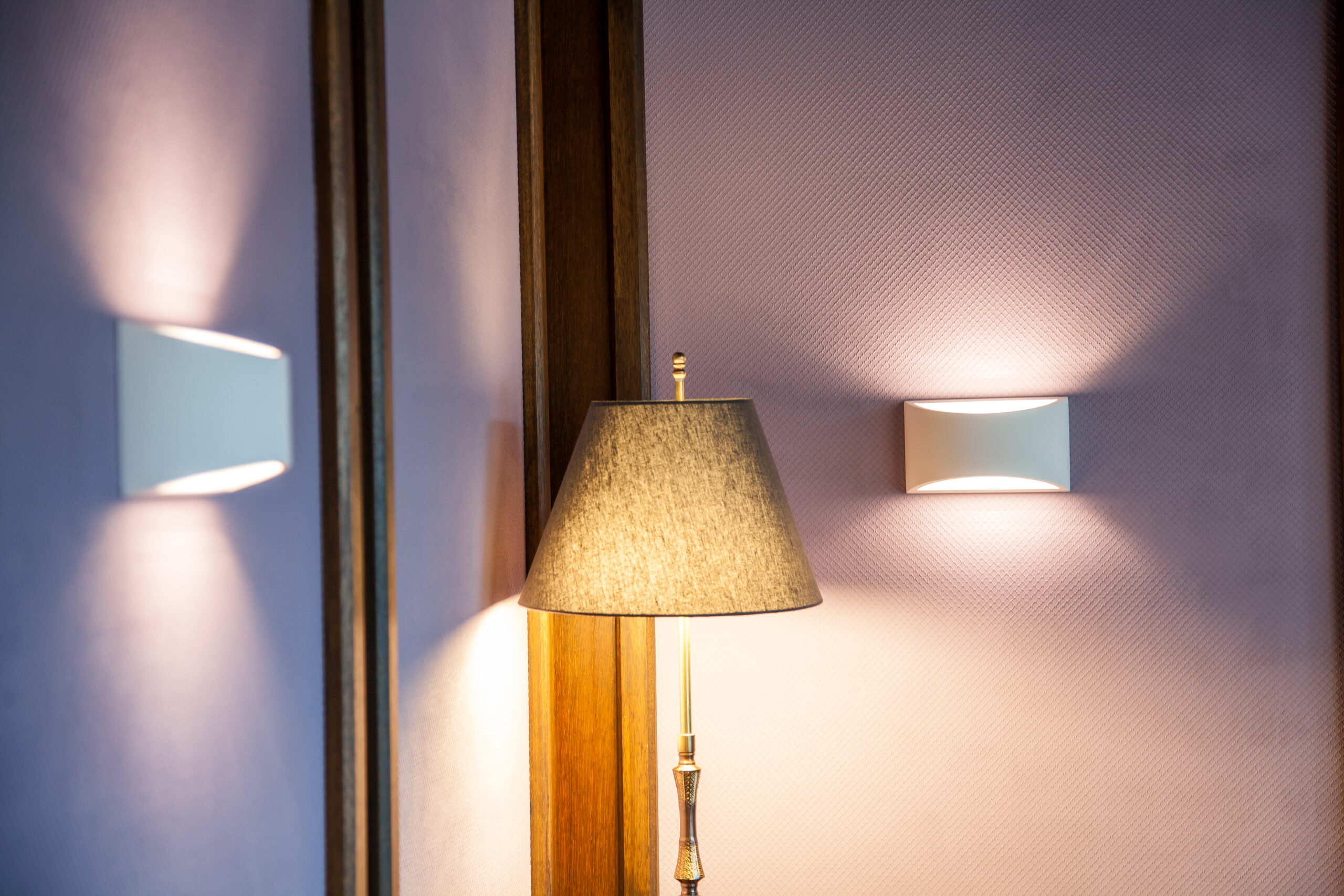 Vintage Stehlampe - Upcycling - Hotel Lobby